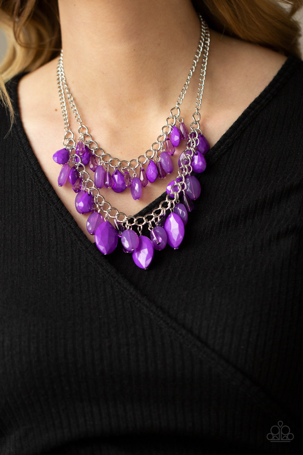 Paparazzi Accessories: Midsummer Mixer - Purple Necklace