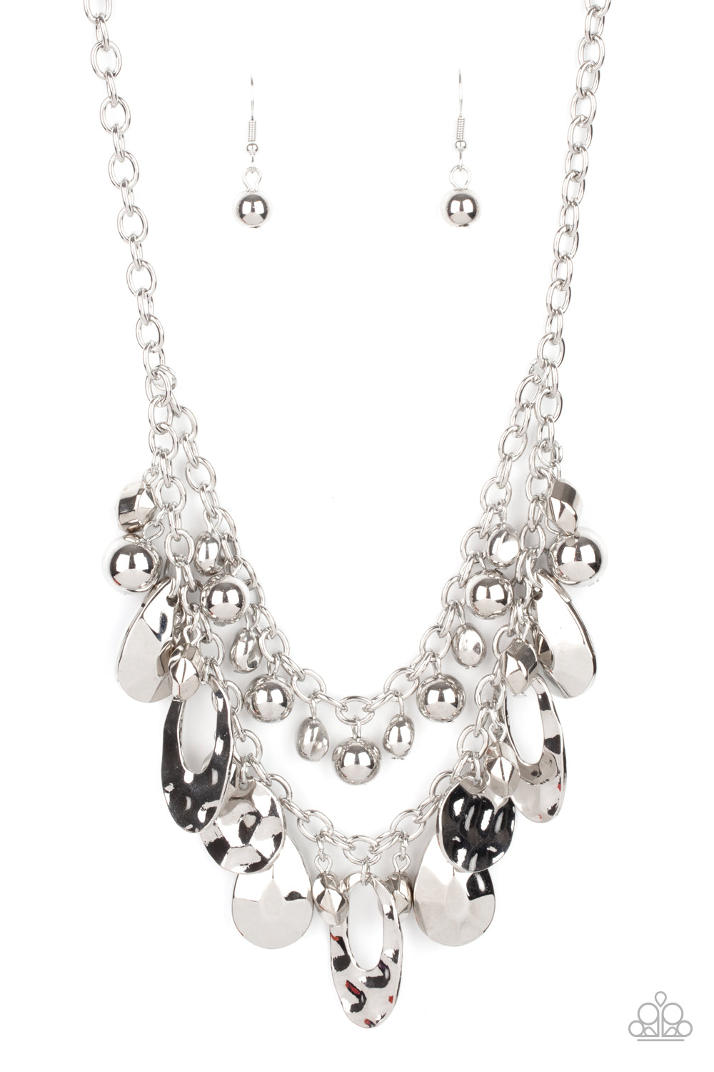 Paparazzi Accessories: Extra Exhilarating - Silver Necklace