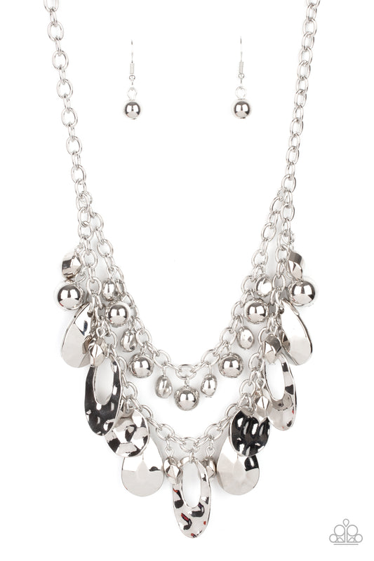 Paparazzi Accessories: Extra Exhilarating - Silver Necklace