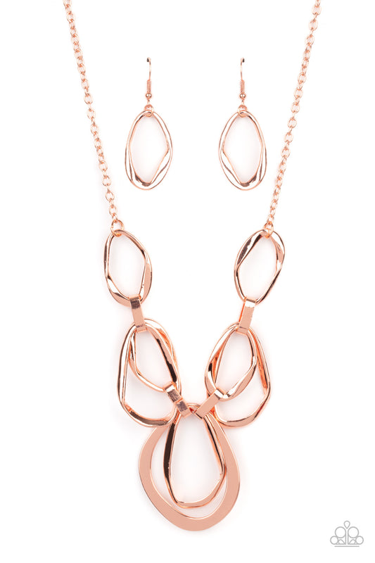 Paparazzi Accessories: Prehistoric Heirloom - Copper Necklace