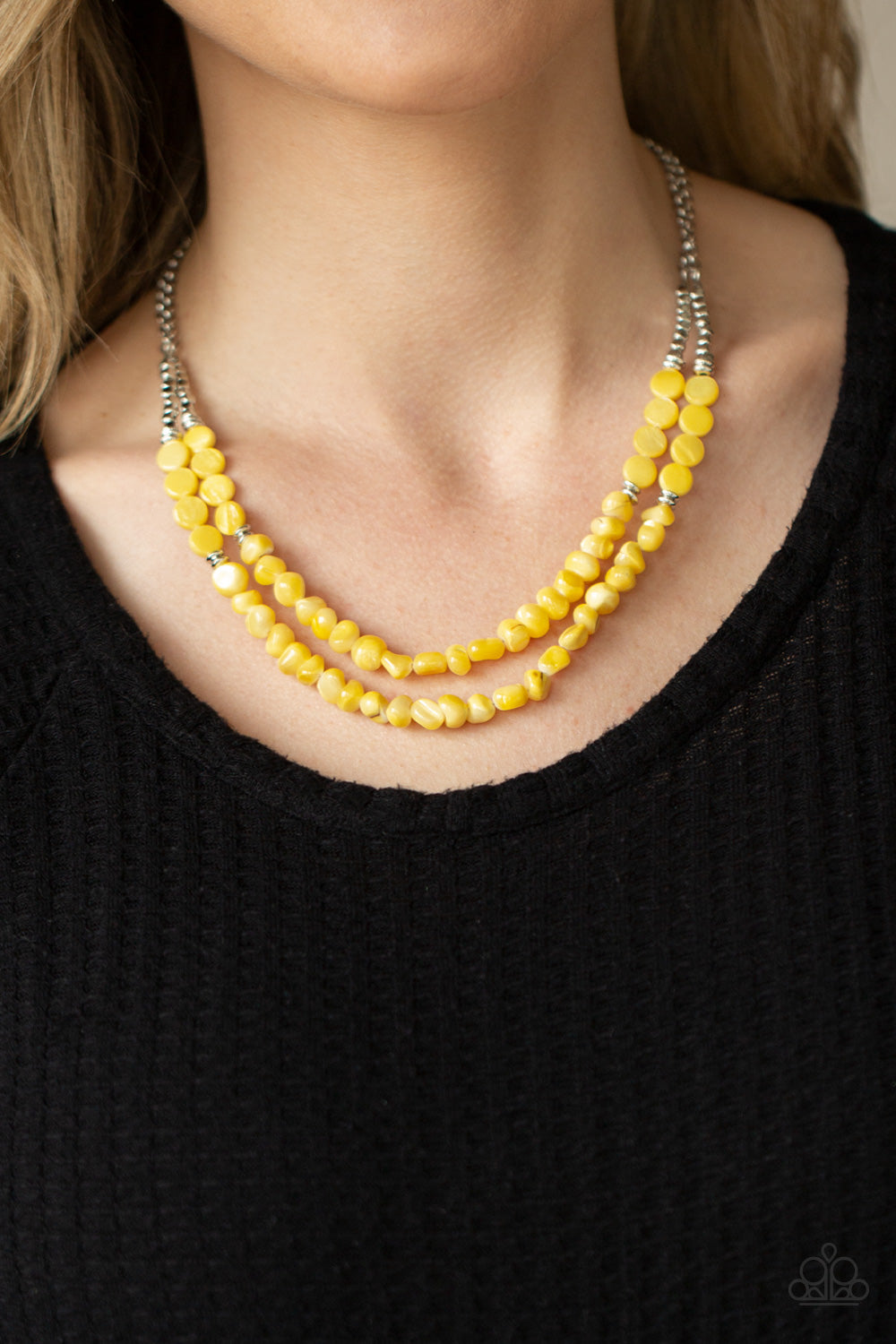 Paparazzi Accessories: Staycation Status - Yellow Necklace