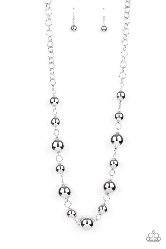 Paparazzi Accessories: Commanding Composure - Silver Necklace