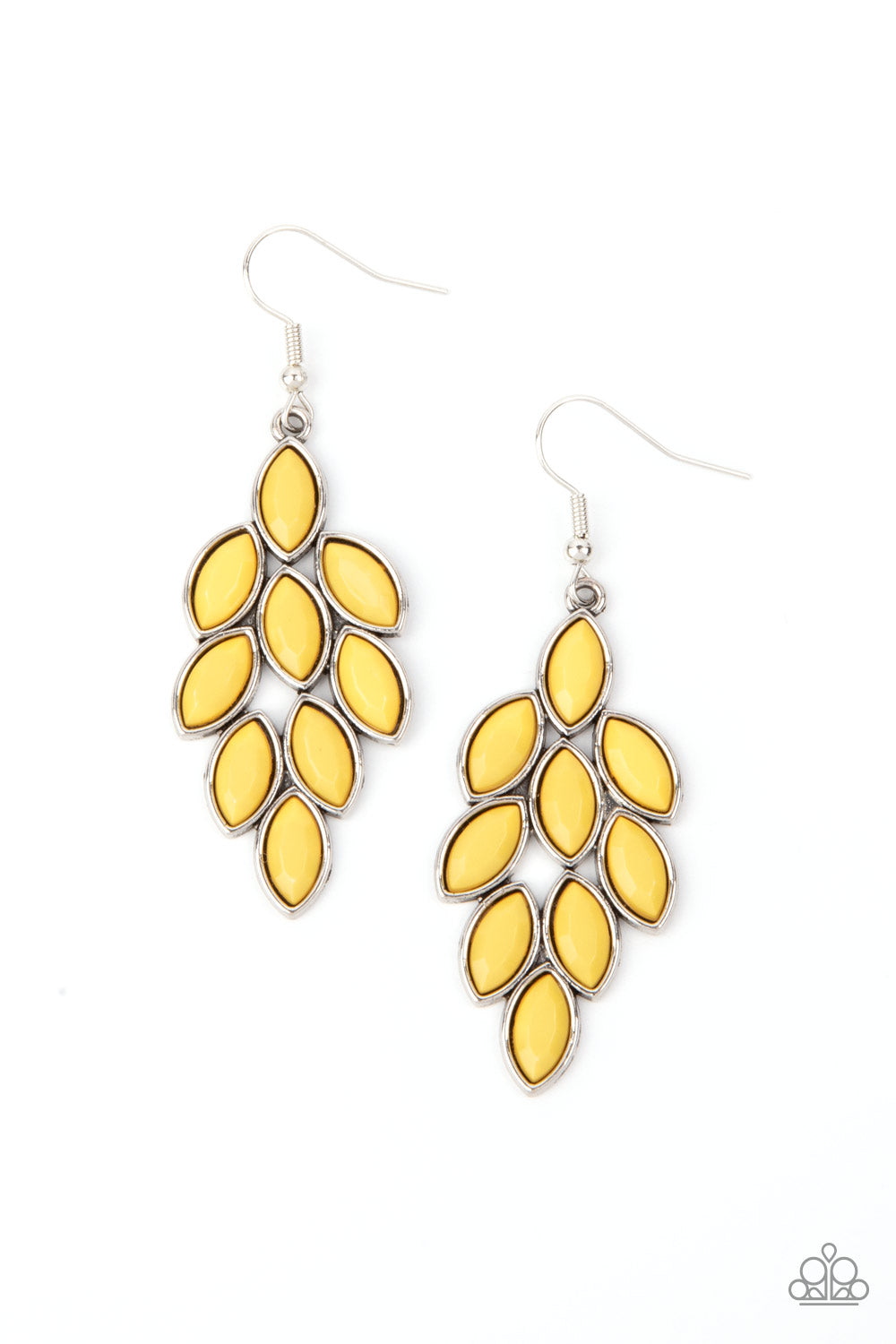 Paparazzi Accessories: Flamboyant Foliage - Yellow Earring
