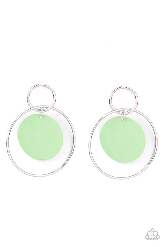 Paparazzi Accessories: POP, Look, and Listen - Green Earring