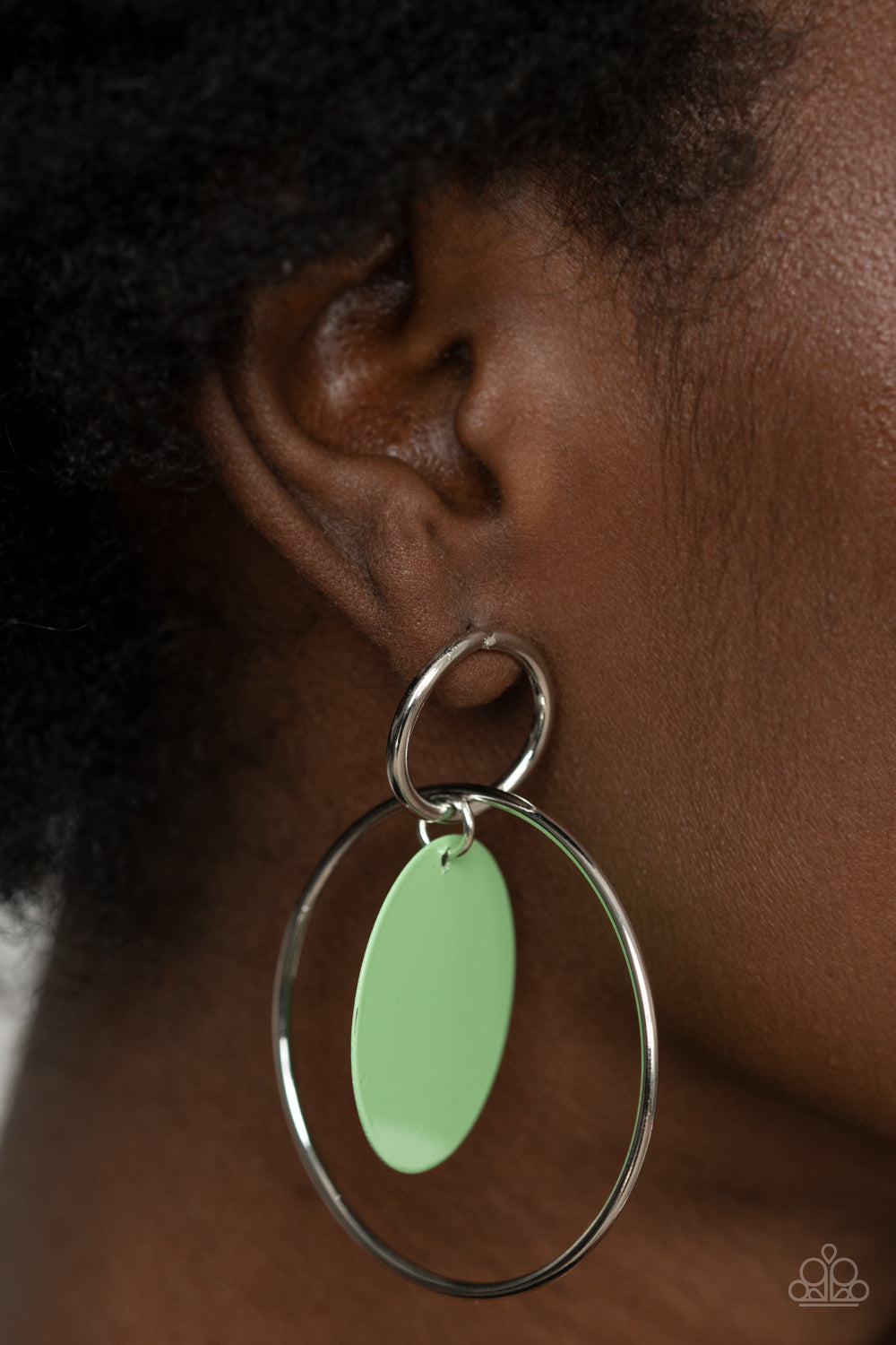 Paparazzi Accessories: POP, Look, and Listen - Green Earring