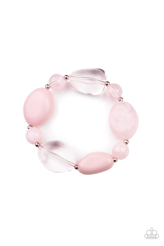 Paparazzi Accessories: I Need a STAYCATION - Pink Bracelet