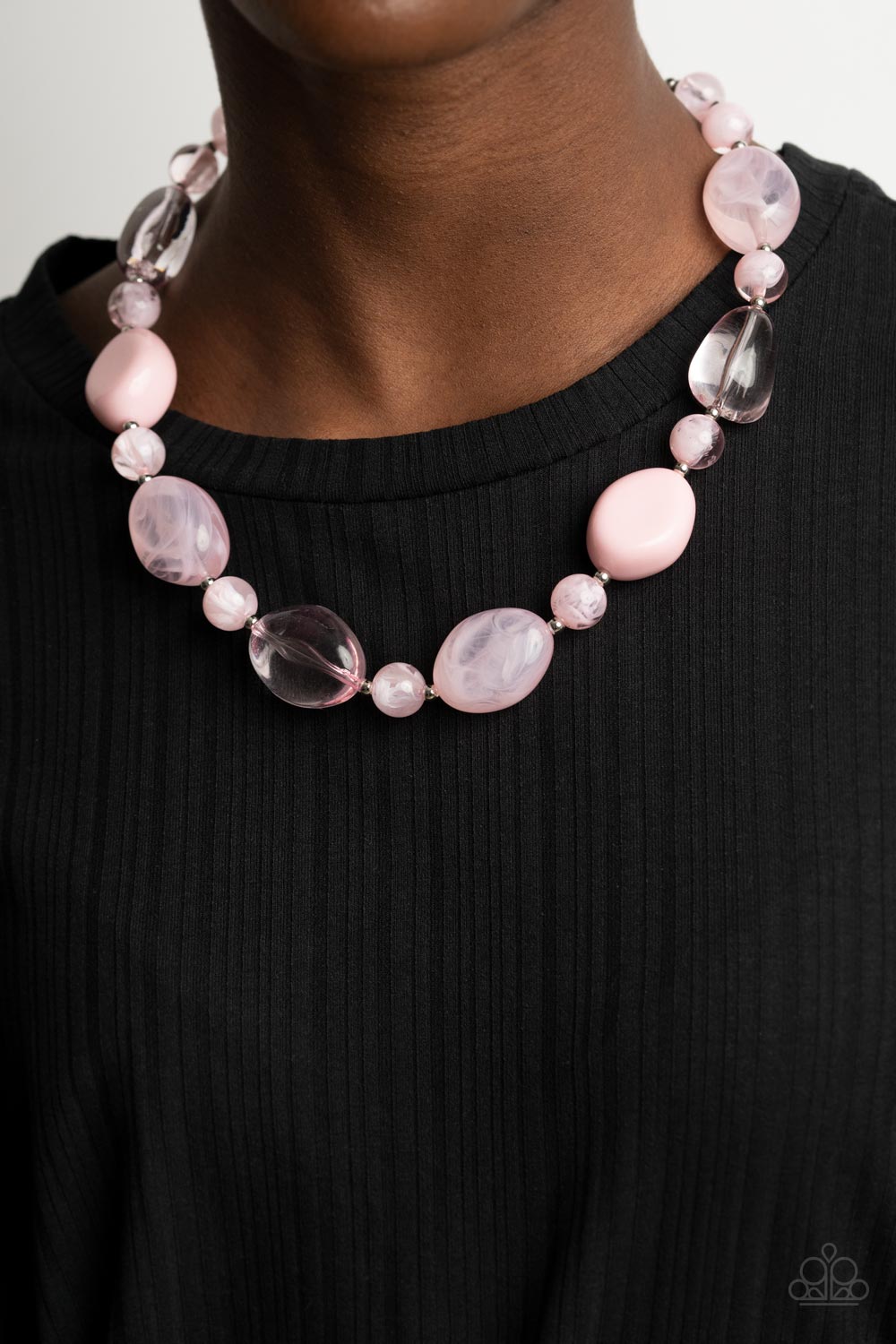 Paparazzi Accessories: Staycation Stunner - Pink Necklace