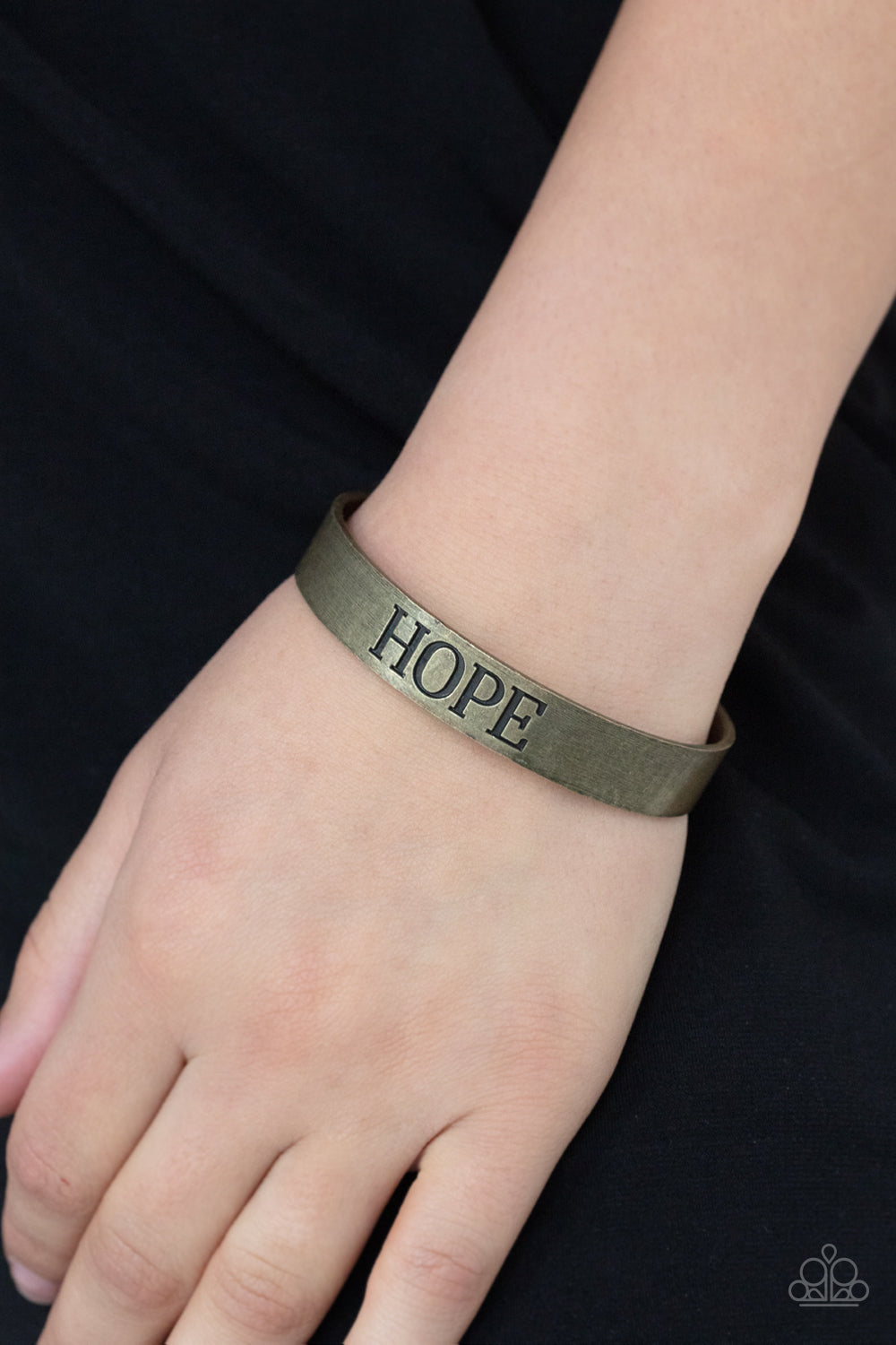 Paparazzi Accessories: Hope Makes The World Go Round - Brass Bracelet