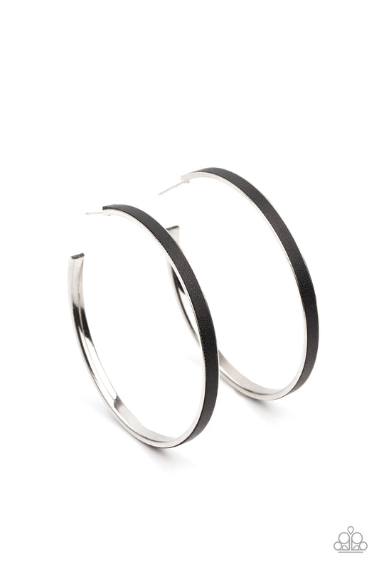 Paparazzi Accessories: Fearless Flavor - Black Earring