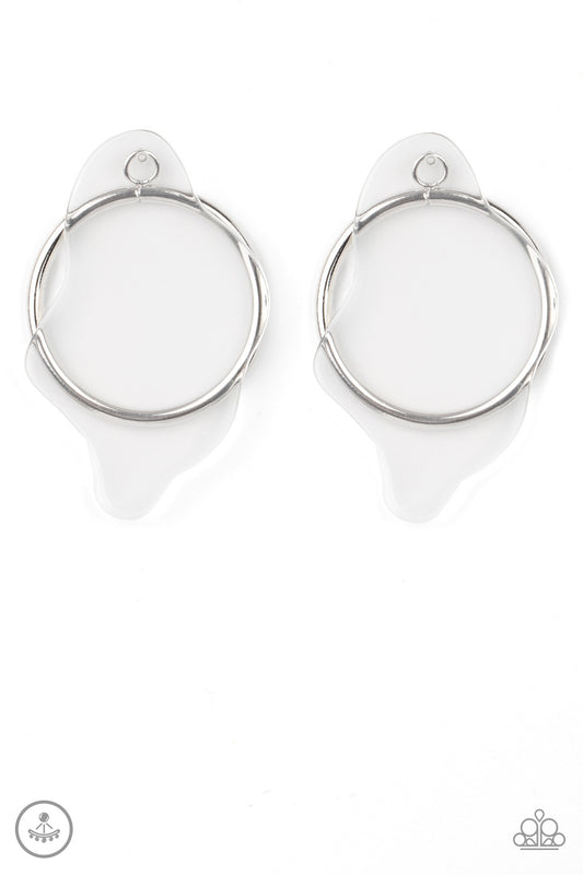 Paparazzi Accessories: Clear The Way! - White Earring