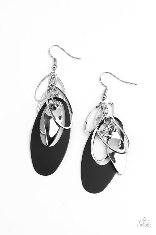 Paparazzi Accessories: Ambitious Allure - Black Earring