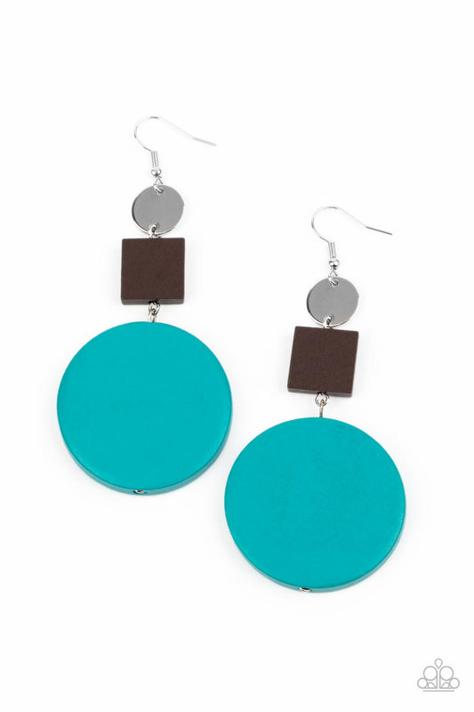 Paparazzi Accessories: Modern Materials - Blue Earring