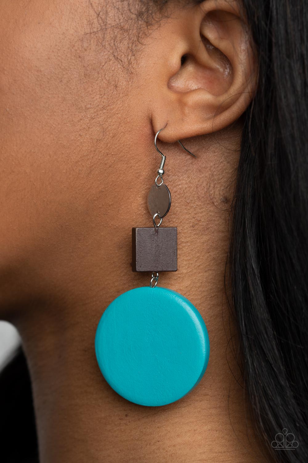 Paparazzi Accessories: Modern Materials - Blue Earring