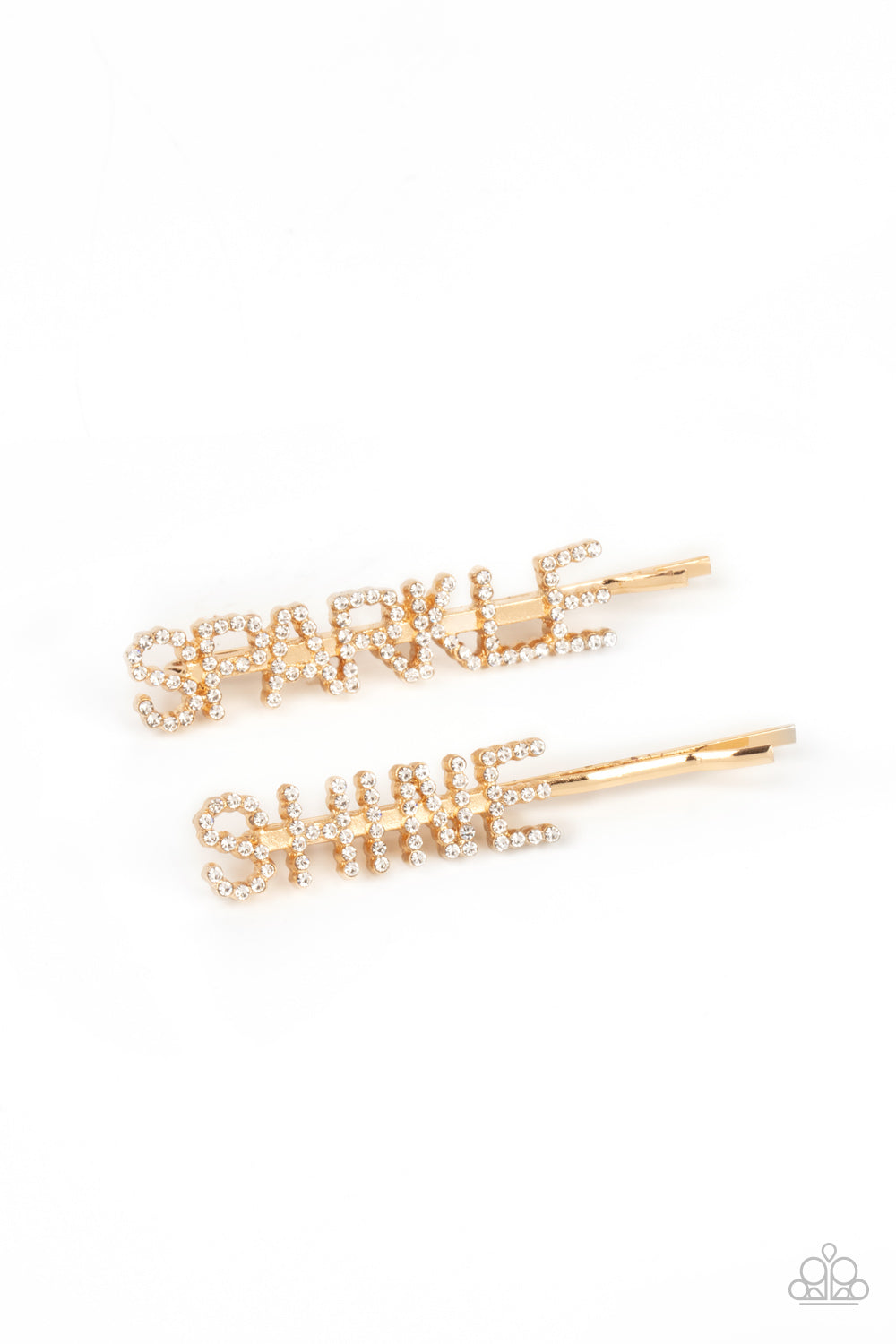 Paparazzi Accessories: Center of the SPARKLE-verse - Gold Hair Clip