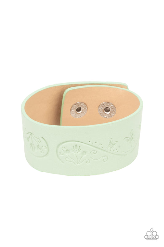 Paparazzi Accessories: Butterfly Canopy - Green Bracelet
