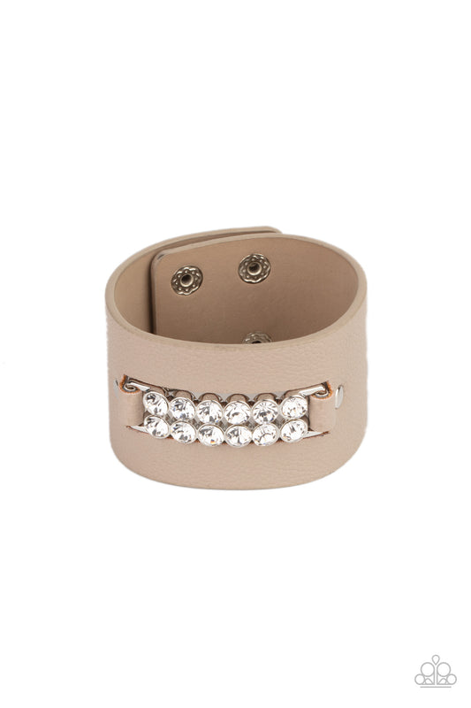 Paparazzi Accessories: Runway Rebellion - Brown Bracelet