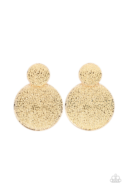 Paparazzi Accessories: Refined Relic - Gold Earring