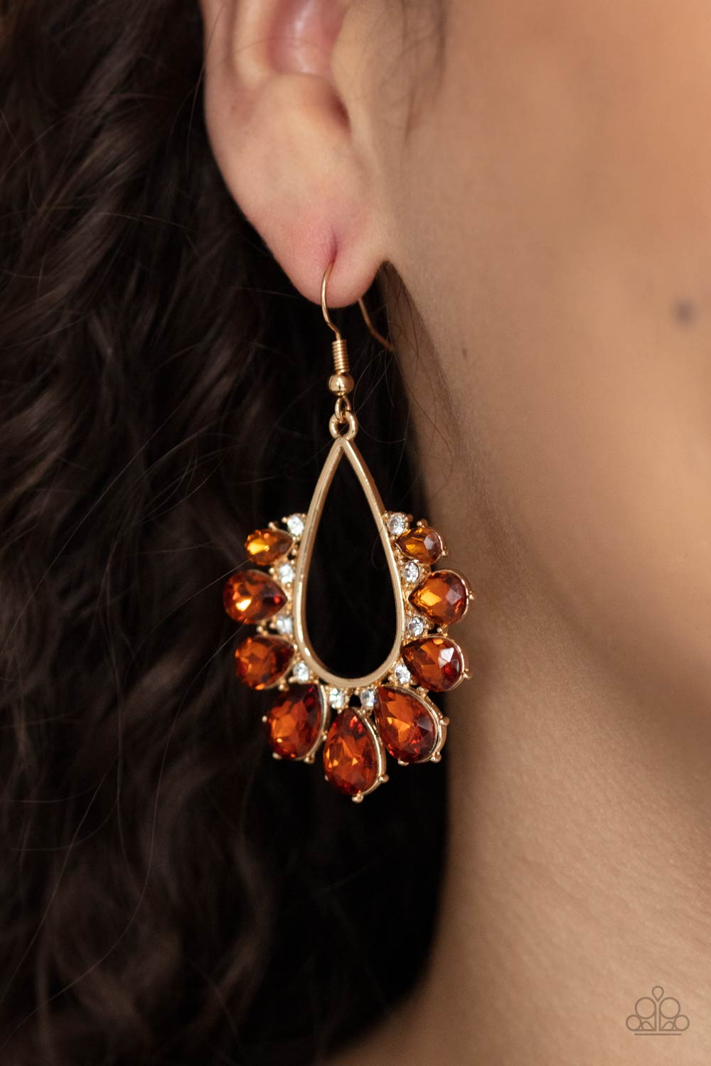 Paparazzi Accessories: Two Can Play That Game - Brown Earring