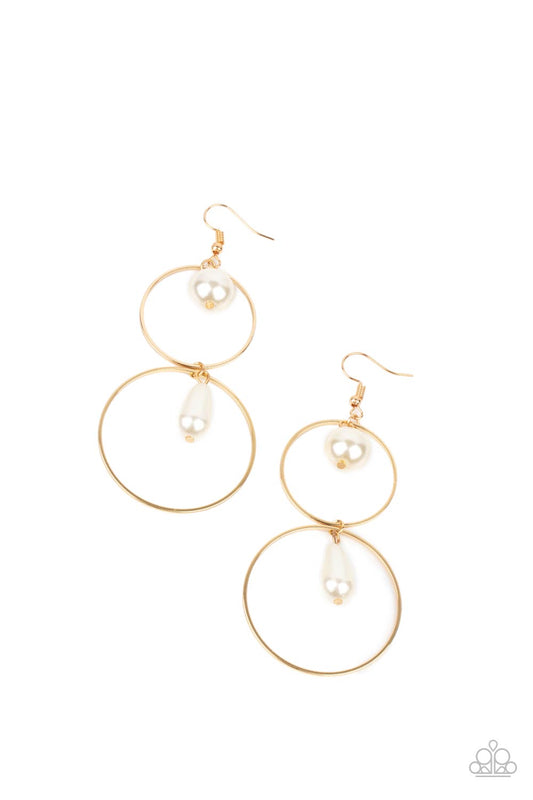 Paparazzi Accessories: Cultured in Couture - Gold Earring