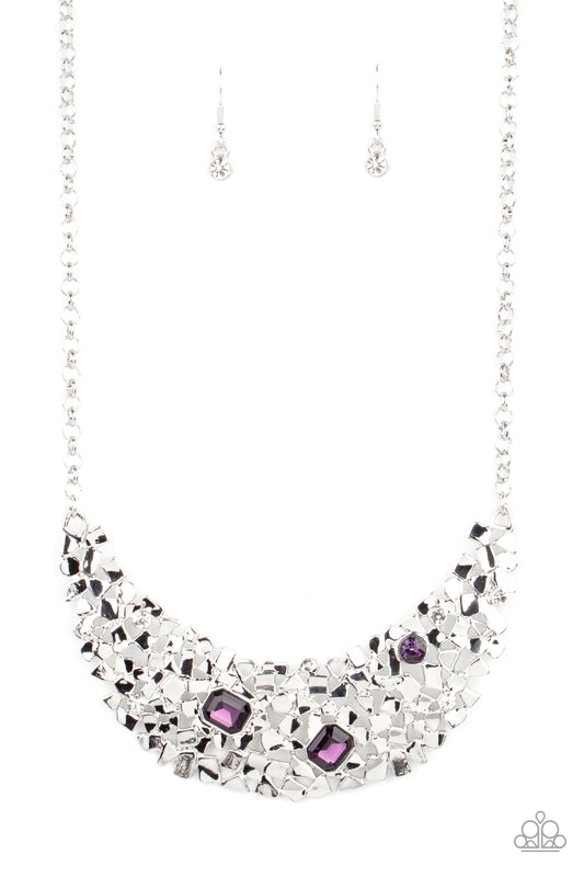 Paparazzi Accessories: Fabulously Fragmented - Purple Necklace