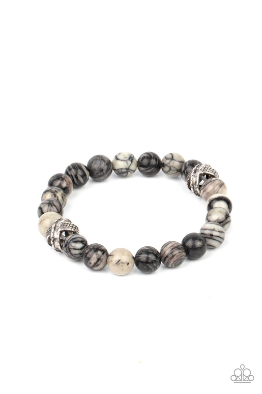 Paparazzi Accessories: ZEN Commandments - Black Urban Bracelet