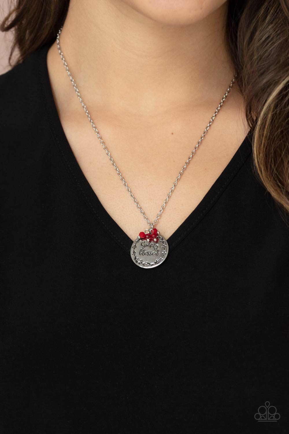 Paparazzi Accessories: Simple Blessings - Red Necklace