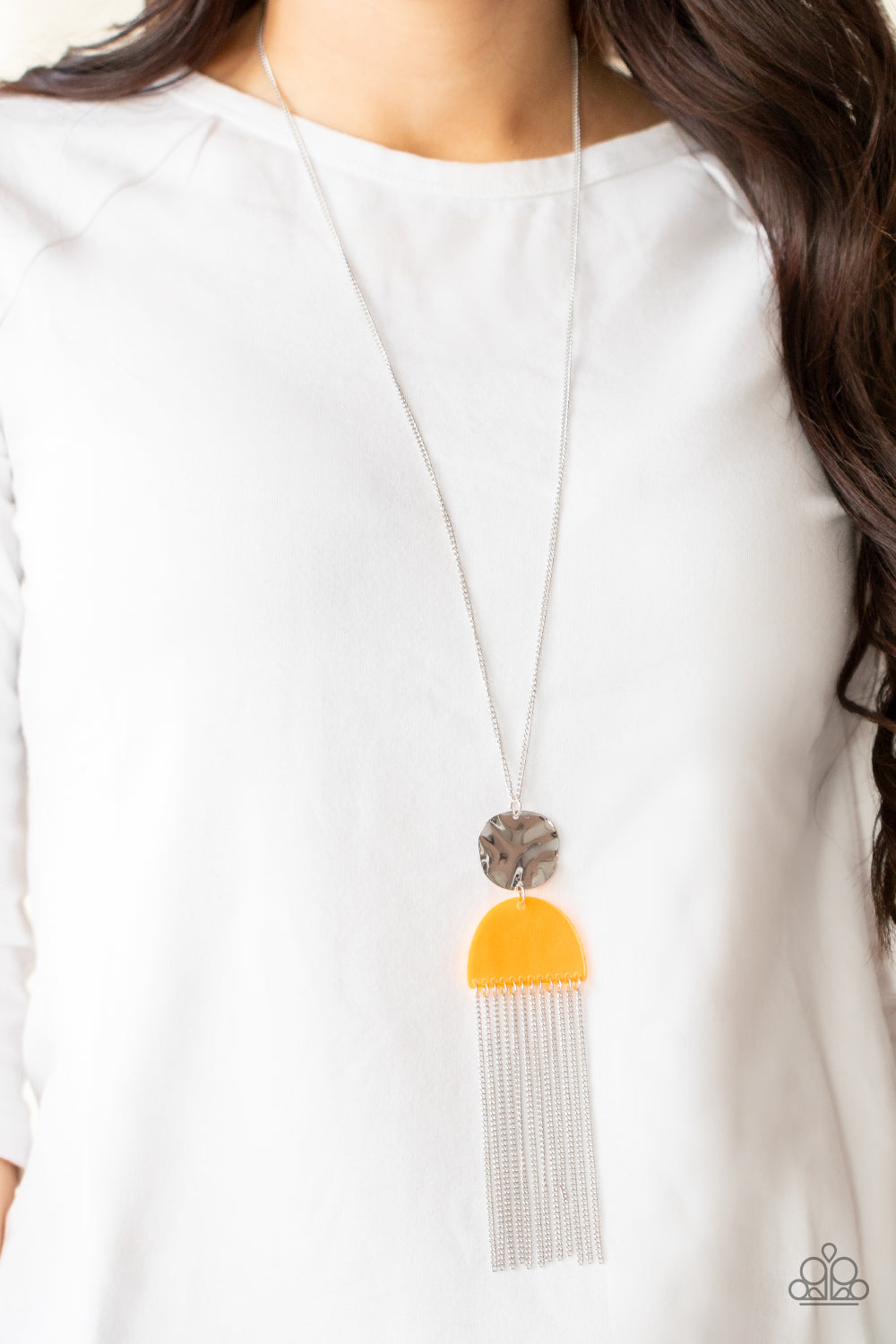 Paparazzi Accessories: Color Me Neon - Orange Necklace