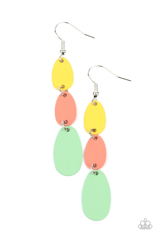 Paparazzi Accessories: Rainbow Drops - Multi Earring