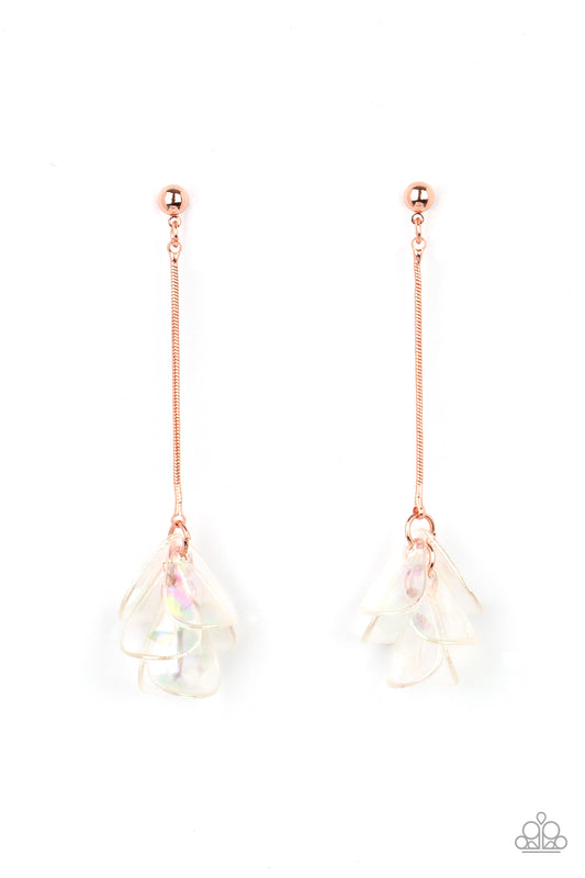 Paparazzi Accessories: Keep Them In Suspense - Copper Earring