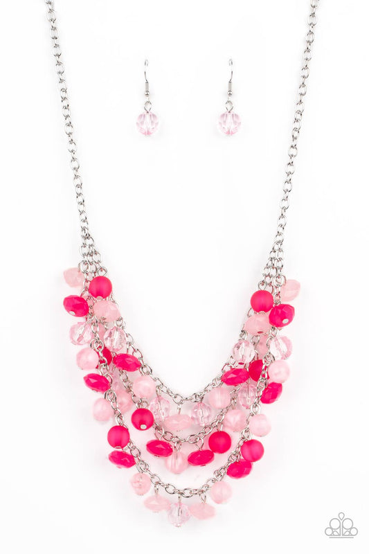 Paparazzi Accessories: Fairytale Timelessness - Pink Necklace