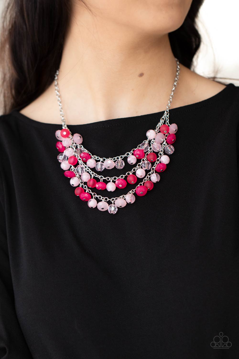 Paparazzi Accessories: Fairytale Timelessness - Pink Necklace