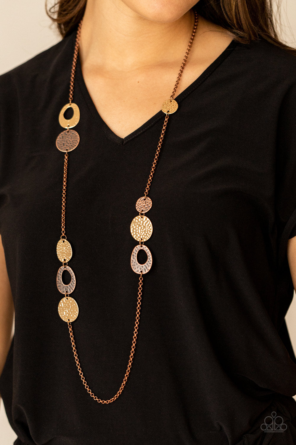 Paparazzi Accessories: Gallery Guru - Copper Necklace