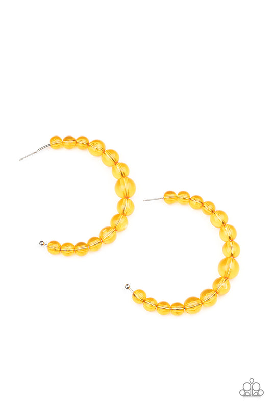Paparazzi Accessories: In The Clear - Orange Earring