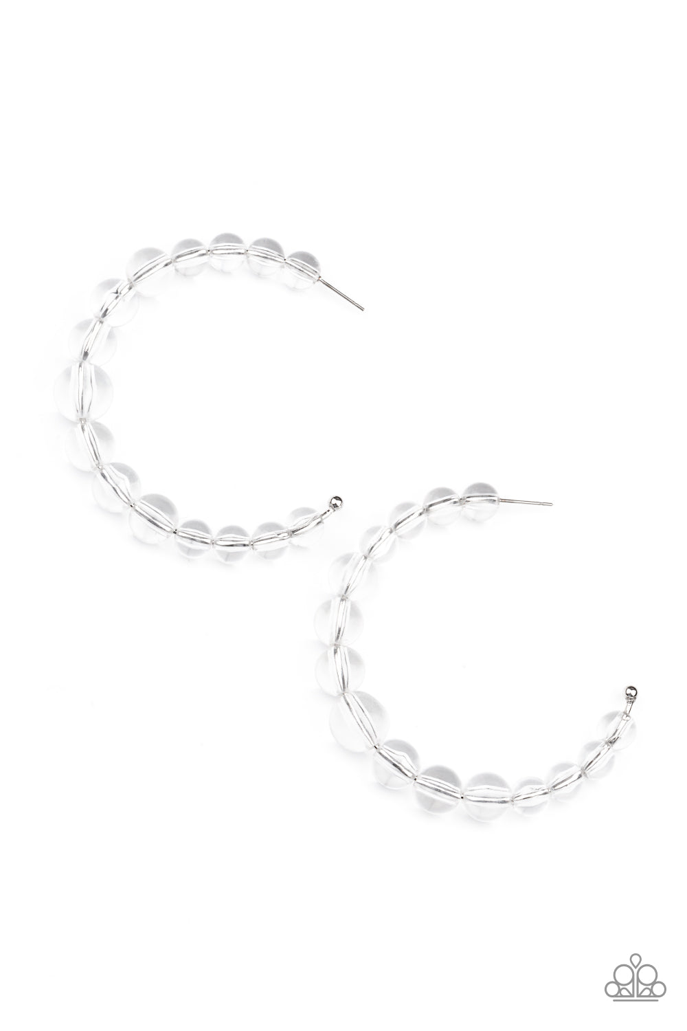 Paparazzi Accessories: In The Clear - White Earring