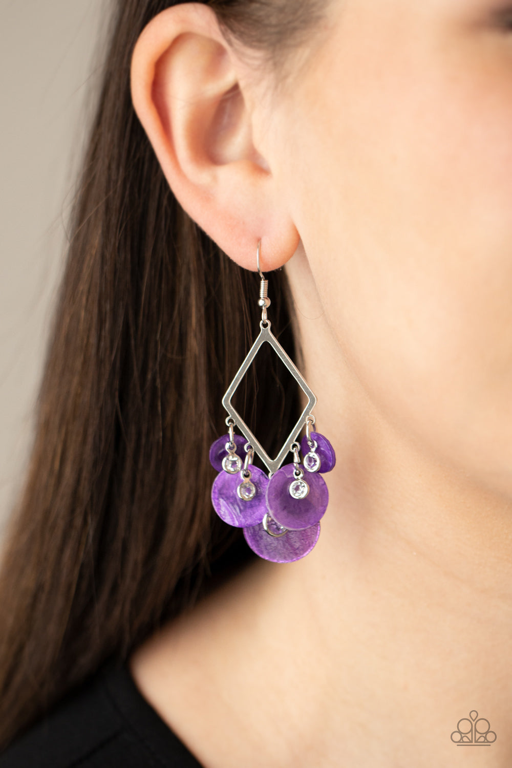 Paparazzi Accessories: Pomp And Circumstance - Purple Earring