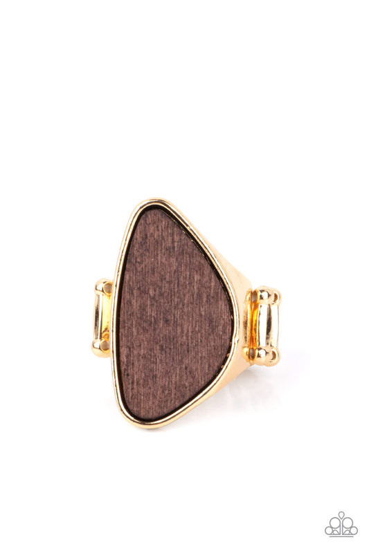 Paparazzi Accessories: Perfectly Petrified - Gold Ring
