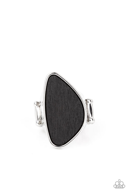 Paparazzi Accessories: Perfectly Petrified - Black Ring