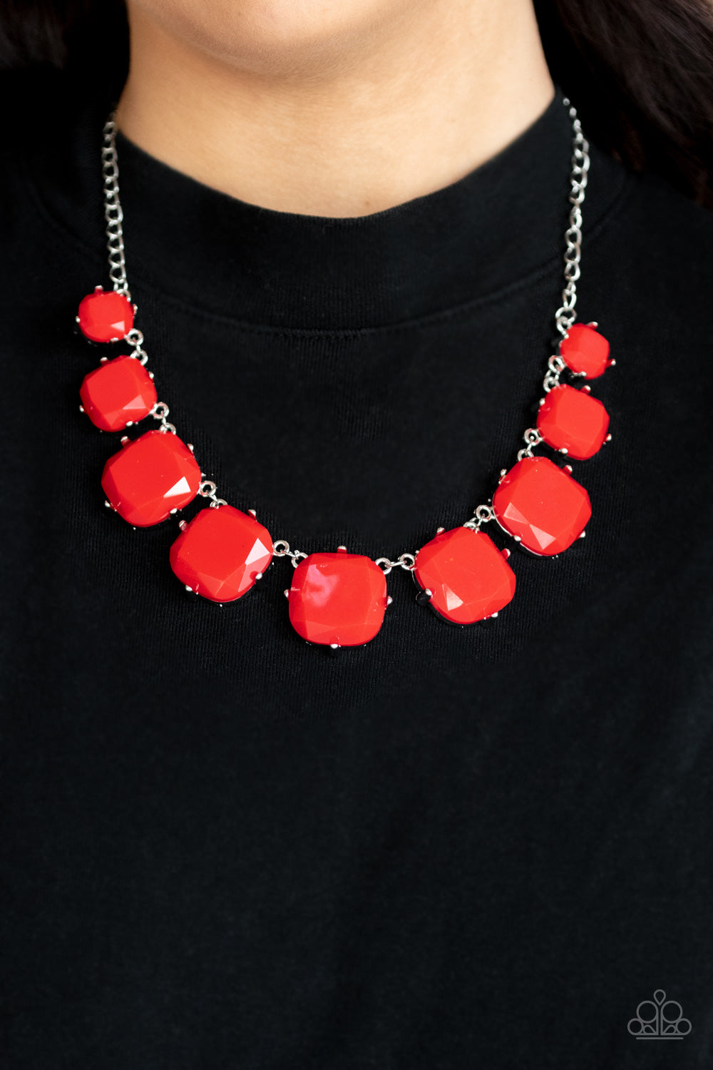 Paparazzi Accessories: Prismatic Prima Donna - Red Necklace