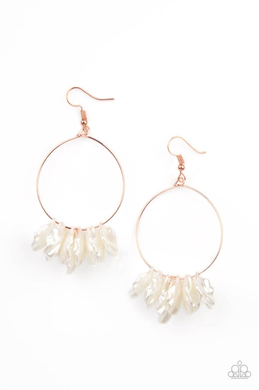 Paparazzi Accessories: Sailboats and Seashells - Copper Earring