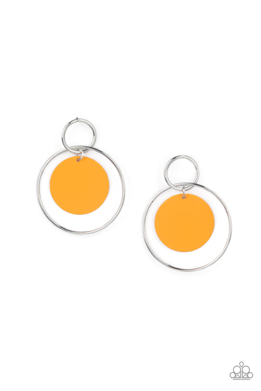 Paparazzi Accessories: POP, Look, and Listen - Orange Earring