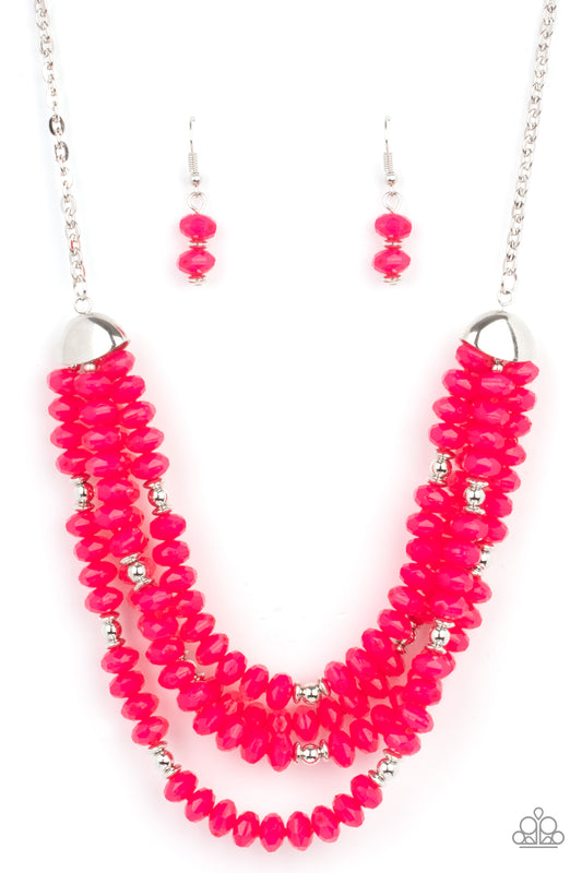 Paparazzi Accessories: Best POSH-ible Taste - Pink Necklace