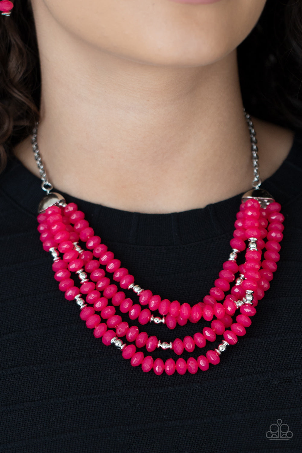 Paparazzi Accessories: Best POSH-ible Taste - Pink Necklace