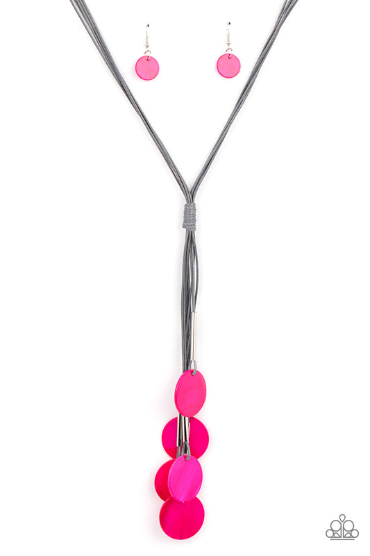 Paparazzi Accessories: Tidal Tassels - Pink Necklace