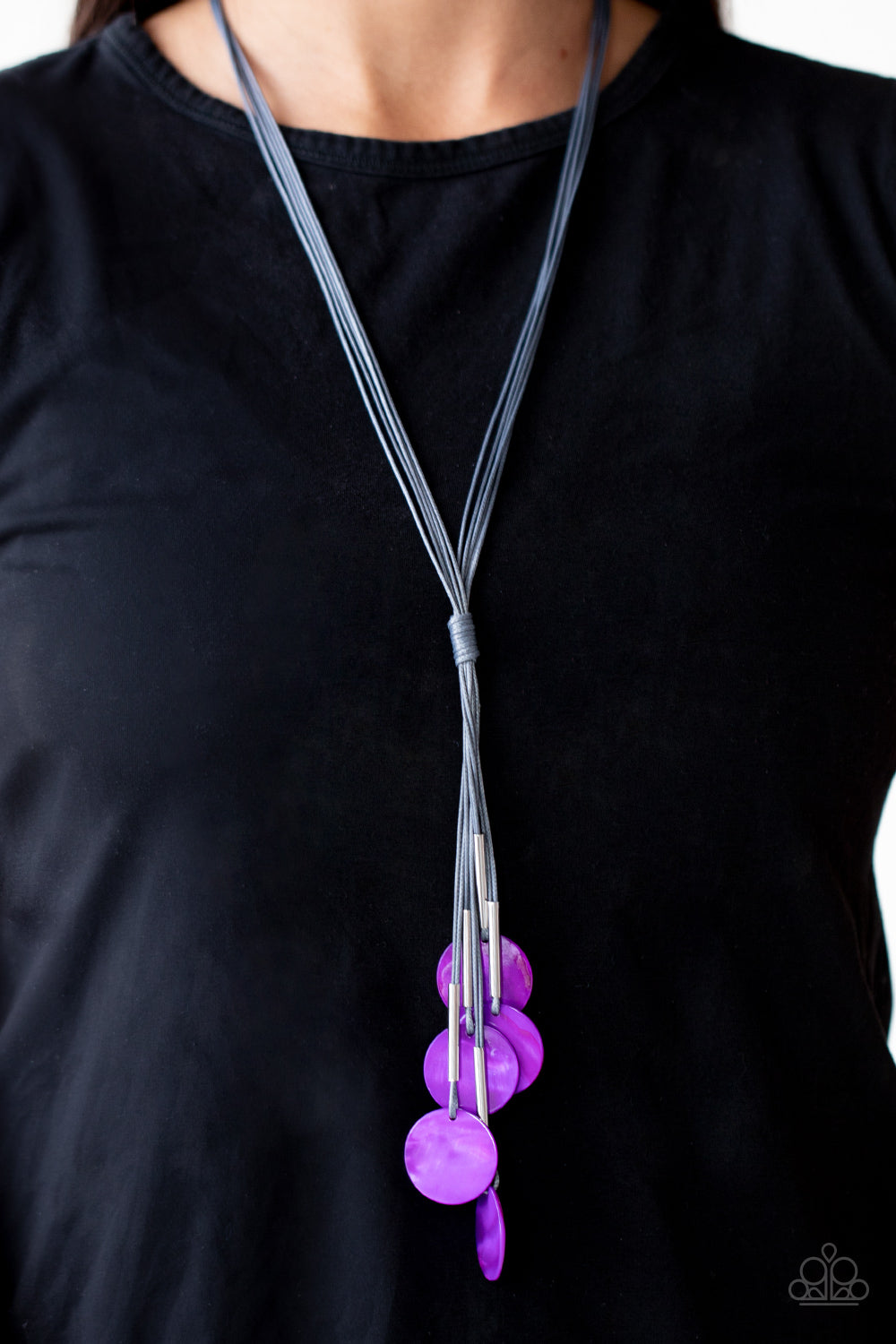 Paparazzi Accessories: Tidal Tassels - Purple Necklace