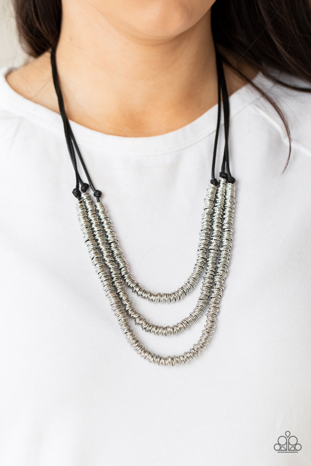 Paparazzi Accessories: RING to Reason - Black Necklace