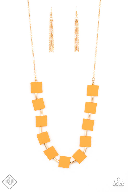 Paparazzi Accessories: Hello, Material Girl - Orange Necklace