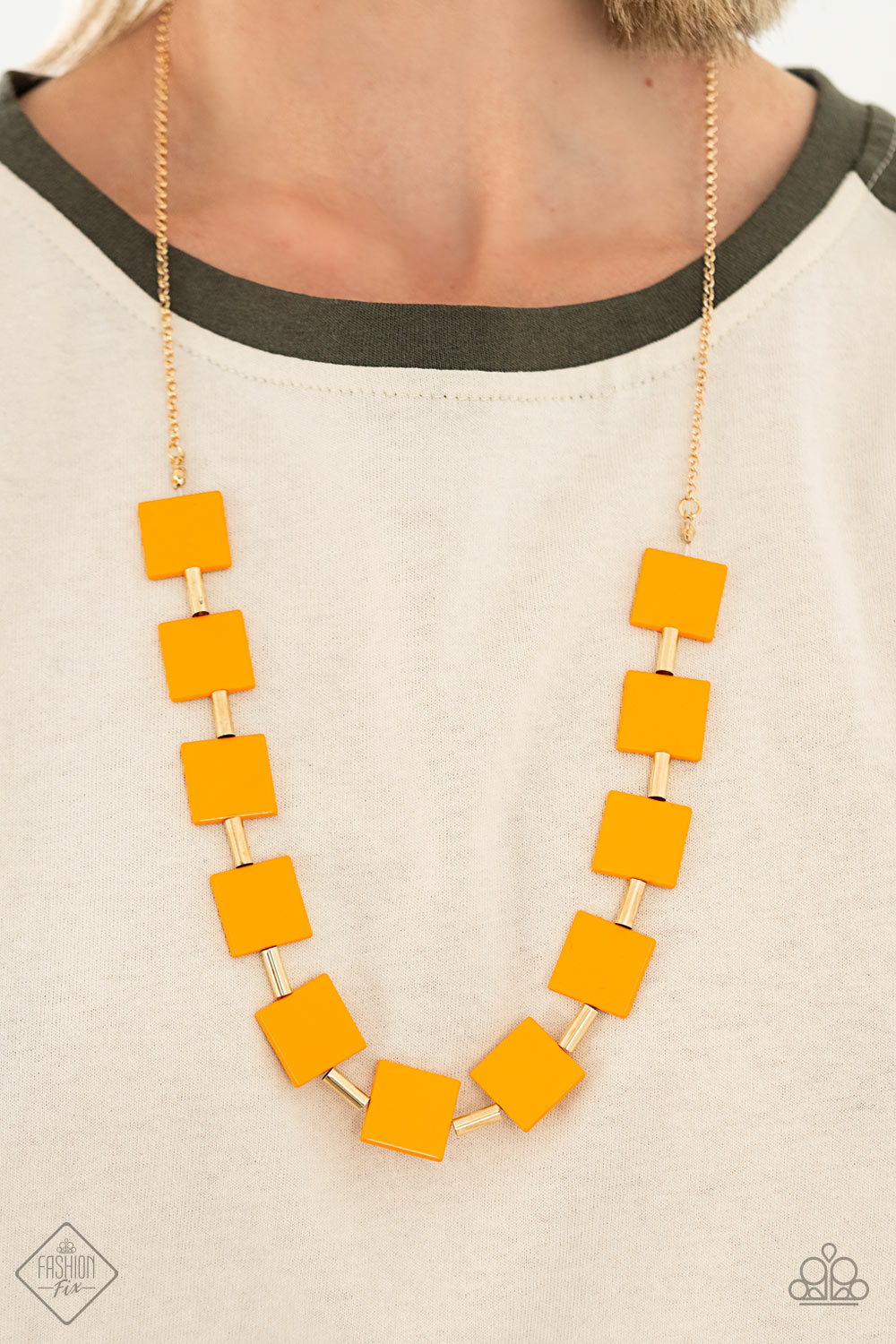 Paparazzi Accessories: Hello, Material Girl - Orange Necklace