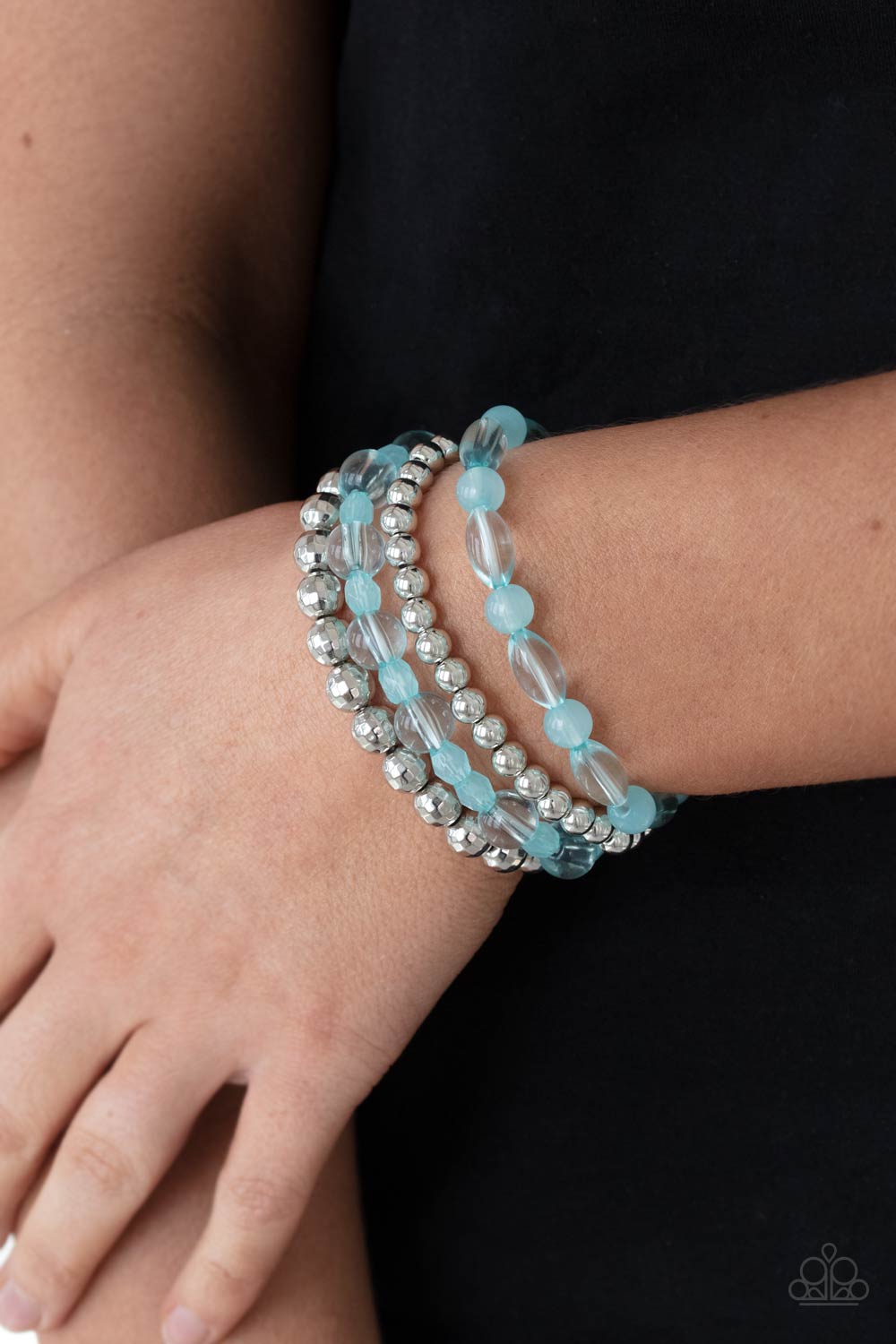 Paparazzi Accessories: Delightfully Disco - Blue Bracelet