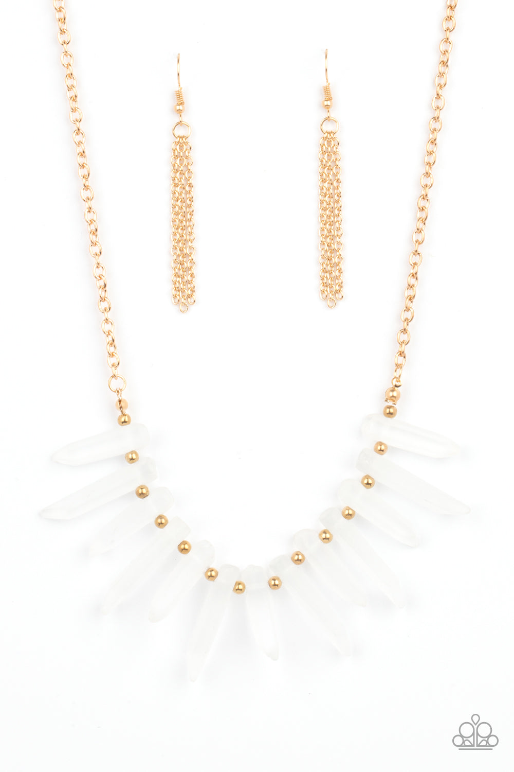 Paparazzi Accessories: Ice Age Intensity - Gold Necklace