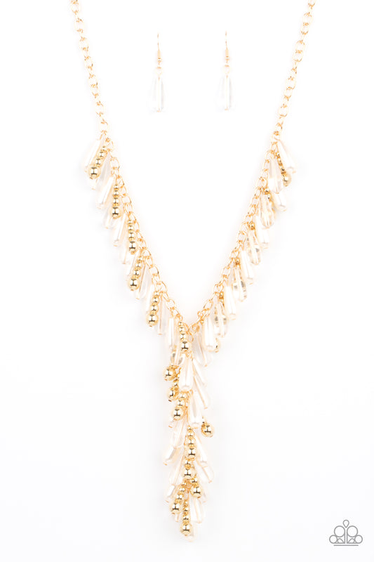 Paparazzi Accessories: Dripping With DIVA-ttitude - Gold Necklace